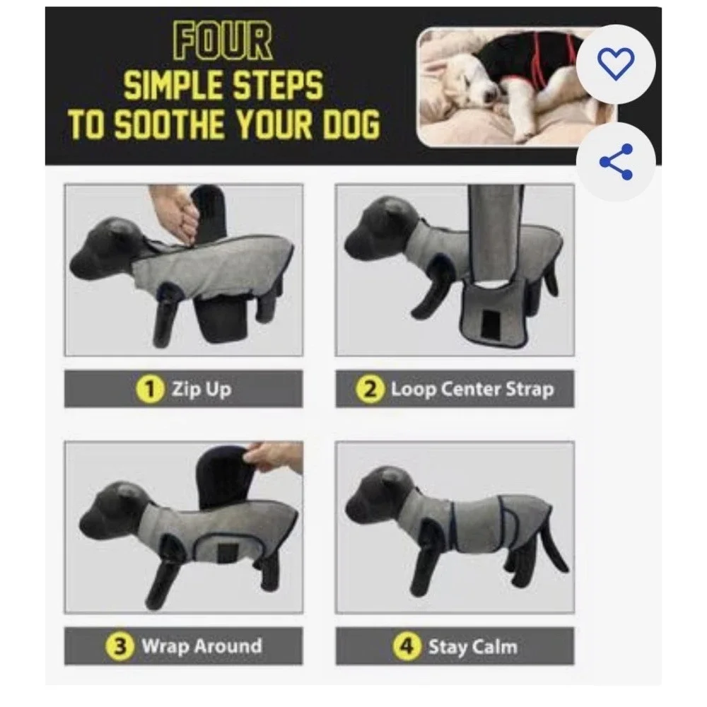 Pets First Tennessee Vols Dog Soothing Solution Vest S Dogs Calming Coat